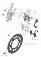 FRONT BRAKE CALIPER for Yamaha MT 2025