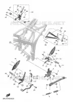 STAND / FOOTREST for Yamaha MT 2025