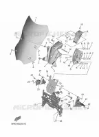 WINDSCREEN for Yamaha TRACER 2025