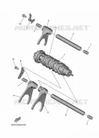 GEAR SHIFT SELECTOR DRUM / FORK for Yamaha MT 2025