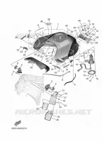 FUEL TANK for Yamaha MT 2025