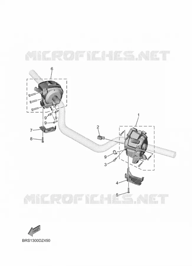 HANDLE SWITCH / LEVER Yamaha MOTO 900 2025 MT  MTN890-S