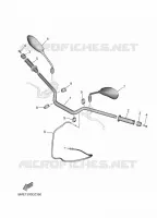 HANDLEBAR & CABLES for Yamaha MT 2025