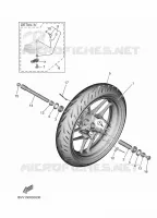 FRONT WHEEL for Yamaha TRACER 2025