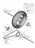 REAR WHEEL for Yamaha TRACER 2025