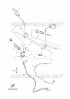 HANDLEBAR & CABLES for Yamaha MT 2025