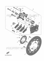 REAR BRAKE CALIPER for Yamaha TRACER 2025