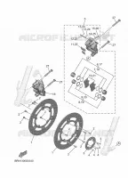 FRONT BRAKE CALIPER for Yamaha TRACER 2025