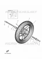 FRONT WHEEL for Yamaha TRACER 2025