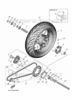 REAR WHEEL for Yamaha TRACER 2025
