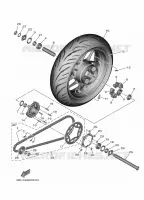 REAR WHEEL for Yamaha TRACER 2025