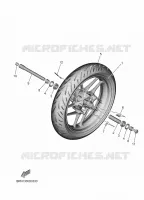 FRONT WHEEL for Yamaha TRACER 2025