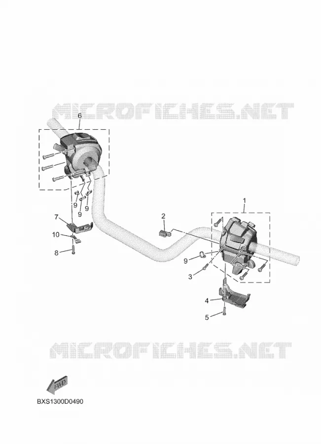 HANDLE SWITCH / LEVER Yamaha MOTO 900 2025 TRACER  MTT890-S