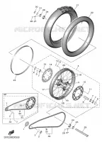 REAR WHEEL for Yamaha YZF 2025