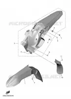FENDER for Yamaha YZF 2025