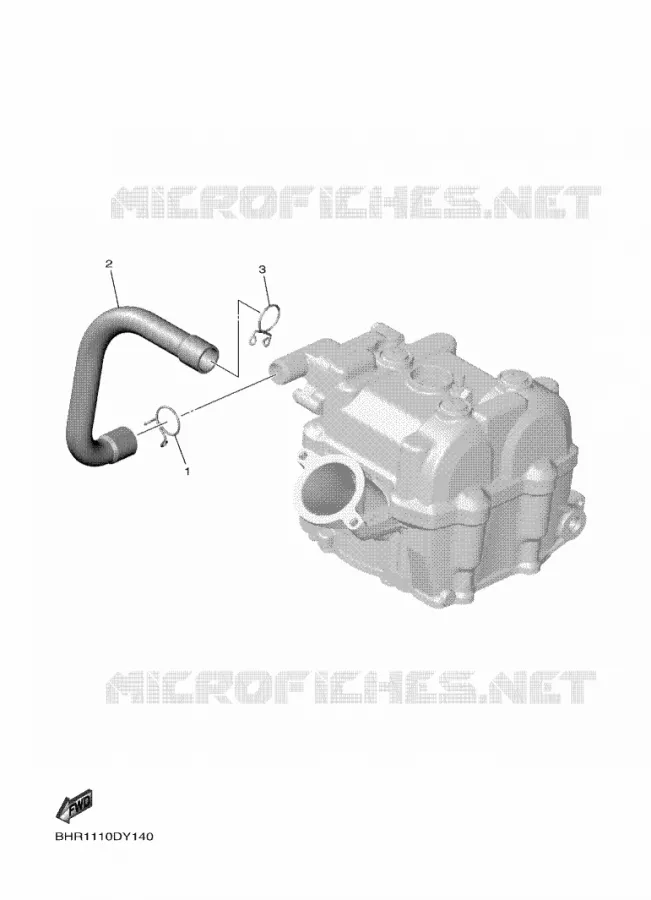 AIR INDUCTION SYSTEM AIS Yamaha MOTO 450 2025 YZF  YZ450F