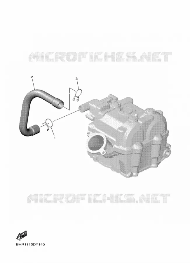 AIR INDUCTION SYSTEM AIS Yamaha MOTO 450 2025 YZF  YZ450F