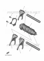 GEAR SHIFT SELECTOR DRUM / FORKS for Yamaha TENERE 2025