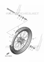FRONT WHEEL for Yamaha TENERE 2025