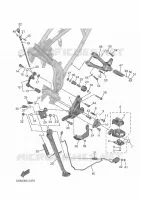 STAND / FOOTREST for Yamaha TENERE 2025