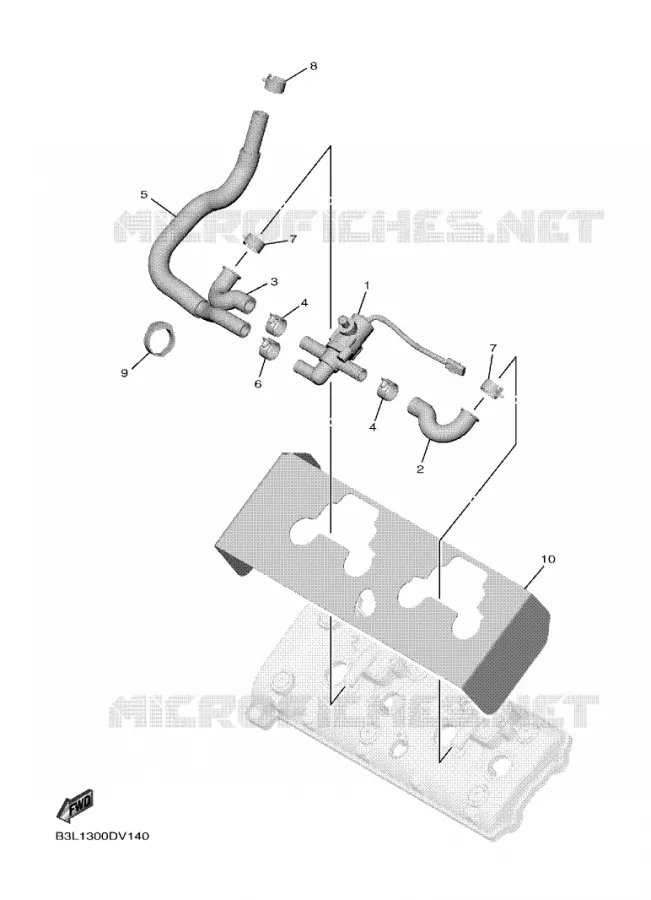 AIR INDUCTION SYSTEM AIS Yamaha MOTO 1000 2025 R1  YZF1000W