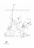 LOWER CASING & DRIVE 2 for Yamaha 40 2011