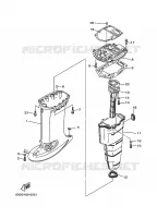 UPPER CASING for Yamaha 40 2006