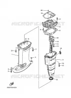 UPPER CASING for Yamaha 40 2003