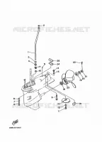 LOWER CASING & DRIVE for Yamaha 40 1998
