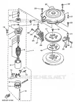 STARTING MOTOR for Yamaha 40 1998