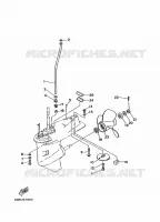LOWER CASING & DRIVE for Yamaha 40 1995