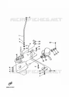 LOWER CASING & DRIVE for Yamaha C40 1995