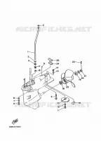 LOWER CASING & DRIVE for Yamaha 40 1997