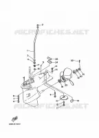 LOWER CASING & DRIVE for Yamaha 50 1997