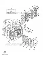 CYLINDER / CRANKCASE for Yamaha 50 1997