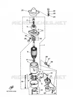 STARTING MOTOR for Yamaha 55 2000