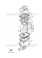 UPPER CASING for Yamaha 55 2000