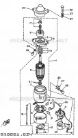 STARTER MOTOR for Yamaha 55 1997