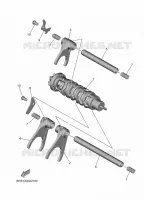 GEAR SHIFT SELECTOR DRUM / FORK for Yamaha MT 2025