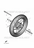 FRONT WHEEL for Yamaha MT 2025