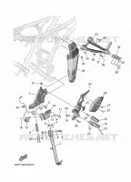 STAND / FOOTREST for Yamaha MT 2025