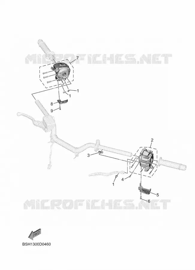 HANDLE SWITCH / LEVER Yamaha MOTO 700 2025 MT  MTN690-SU