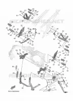 STAND / FOOTREST for Yamaha TRACER 2025