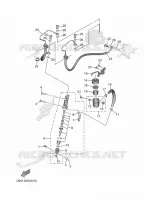 REAR BRAKE MASTER CYLINDER for Yamaha XSR 2025