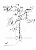 REAR BRAKE MASTER CYLINDER for Yamaha MT 2025