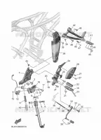 STAND / FOOTREST for Yamaha MT 2025