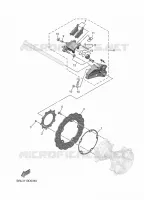 REAR BRAKE CALIPER for Yamaha TENERE 2025