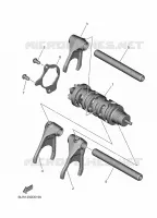 GEAR SHIFT SELECTOR DRUM / FORK for Yamaha TENERE 2025