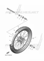 FRONT WHEEL for Yamaha TENERE 2025