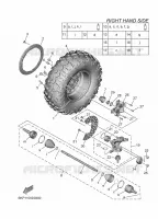 FRONT WHEEL 2 for Yamaha WOLVERINE 2025
